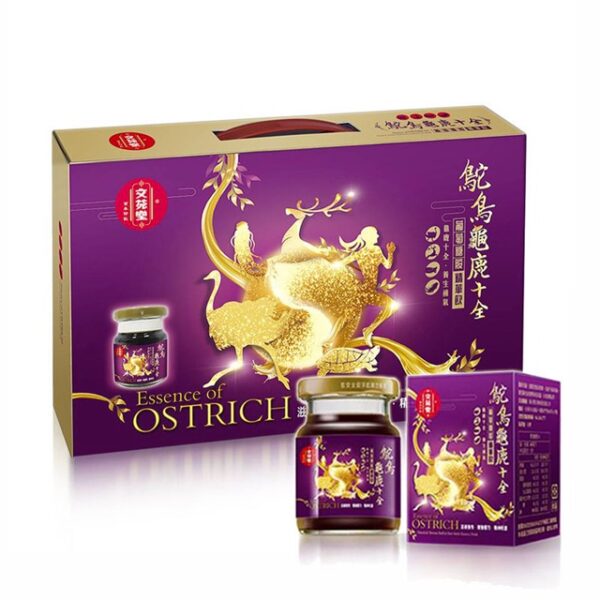 【合康連鎖藥局】文苑堂 鴕鳥龜鹿十全葡萄糖胺精華飲禮盒60g(8入/盒)