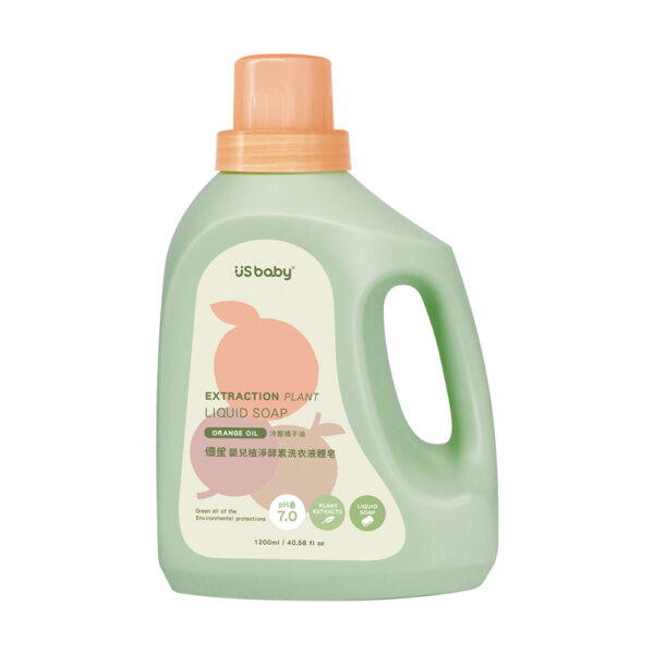 【合康連鎖藥局】優生 嬰兒植淨酵素洗衣液體皂1200ml：圖片 2