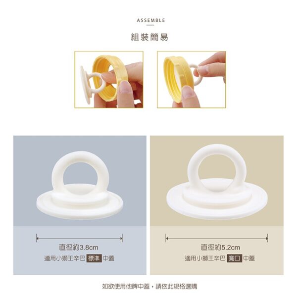 【合康連鎖藥局】小獅王辛巴 儲乳瓶密封矽膠墊片5入(標準)：圖片 3