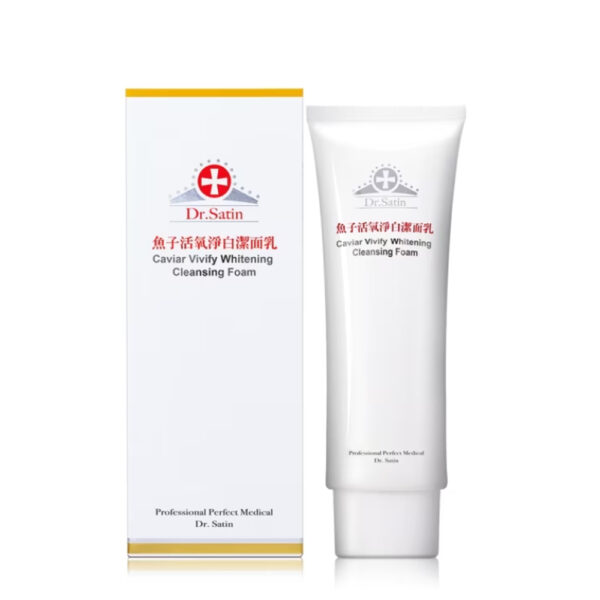 【合康連鎖藥局】Dr.Satin魚子淨白潔面乳120ml (1+1組合)