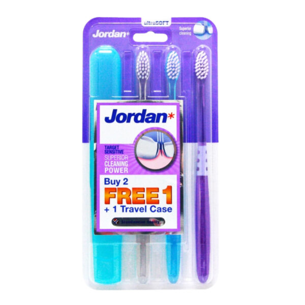 【合康連鎖藥局】Jordan超纖細敏感型牙刷-促銷旅行組