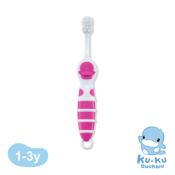 【合康連鎖藥局】KUKU酷咕鴨 幼兒超軟毛牙刷1-3A (3入)：圖片 2