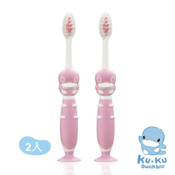 【合康連鎖藥局】KUKU酷咕鴨 站立牙刷 2入：圖片 2