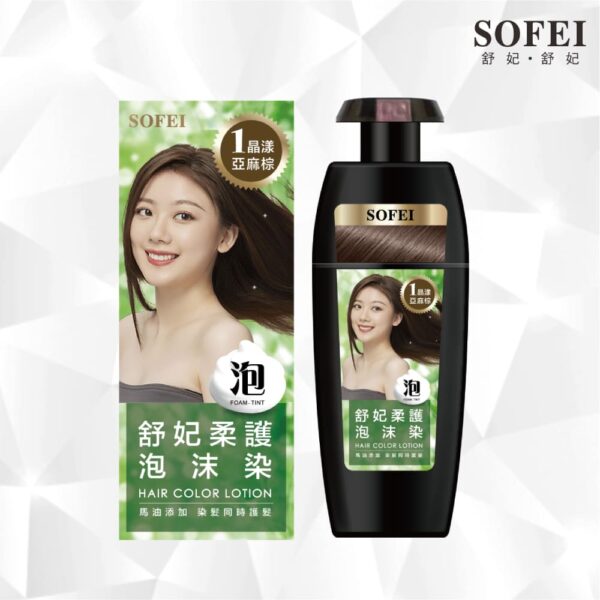 【合康連鎖藥局】舒妃 柔護泡沬染護髮液(320ml)：圖片 3
