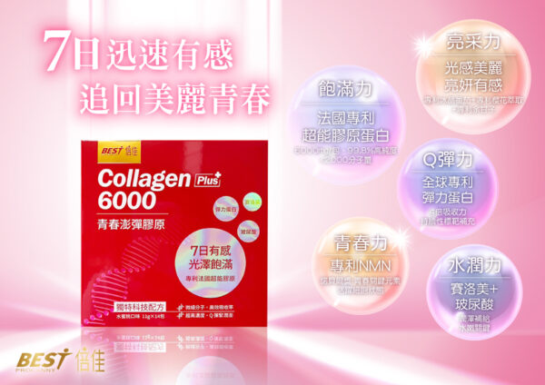 【合康連鎖藥局】倍佳青春澎彈膠原蛋白11g (14包/盒)